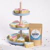 Kuchen-Konfetti – Blaues Backdekor für Hunde