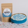 Kuchen-Konfetti – Blaues Backdekor für Hunde
