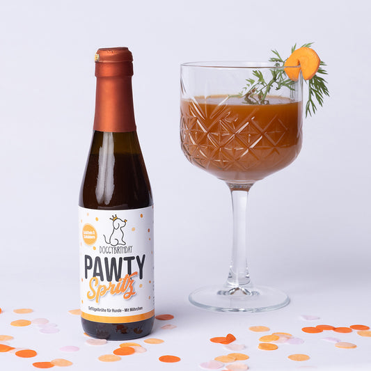 ACHTUNG NEU: PAWTY Spritz  mit Huhn und Möhrchen